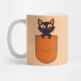 Pocket Cute Cat Mug